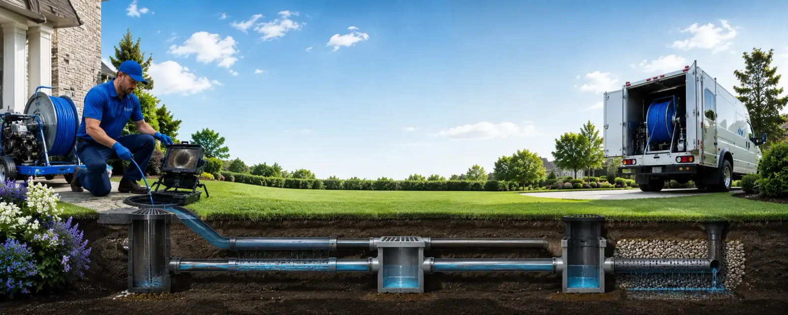 Outdoor drain cleaning information for Glenfield, ND